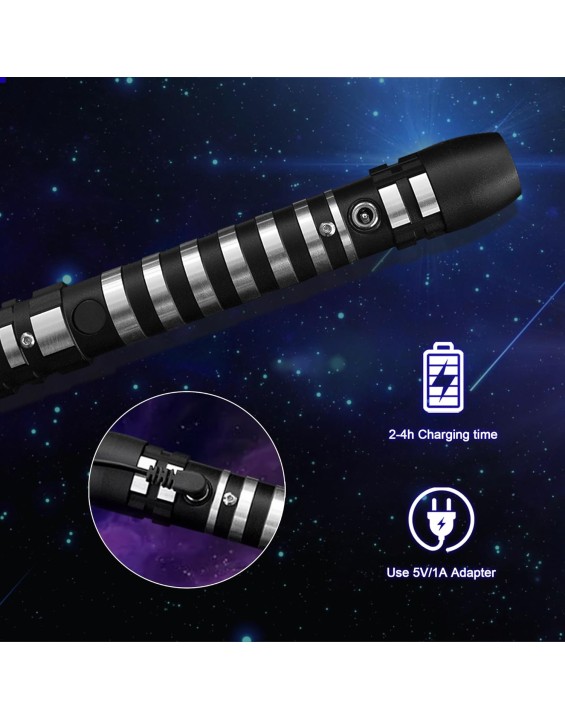  Lightsaber, Full 39 Inch Length, Rechargable Light Saber