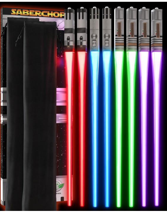 LIGHTSABER CHOPSTICKS LIGHT UP CHOPSTICK LED