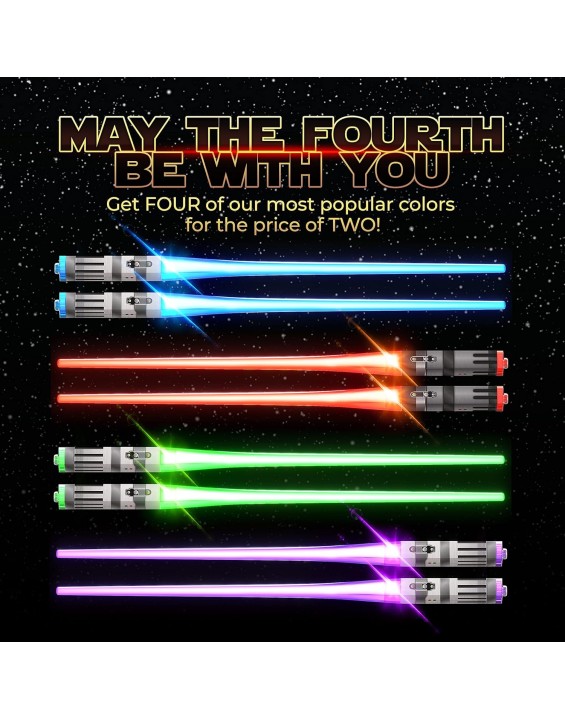 LIGHTSABER CHOPSTICKS LIGHT UP CHOPSTICK LED