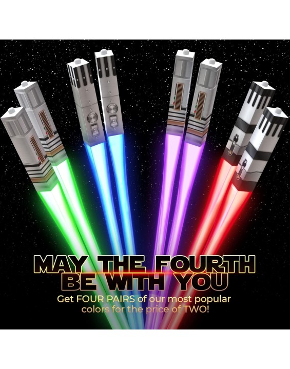 LIGHTSABER CHOPSTICKS LIGHT UP CHOPSTICK LED