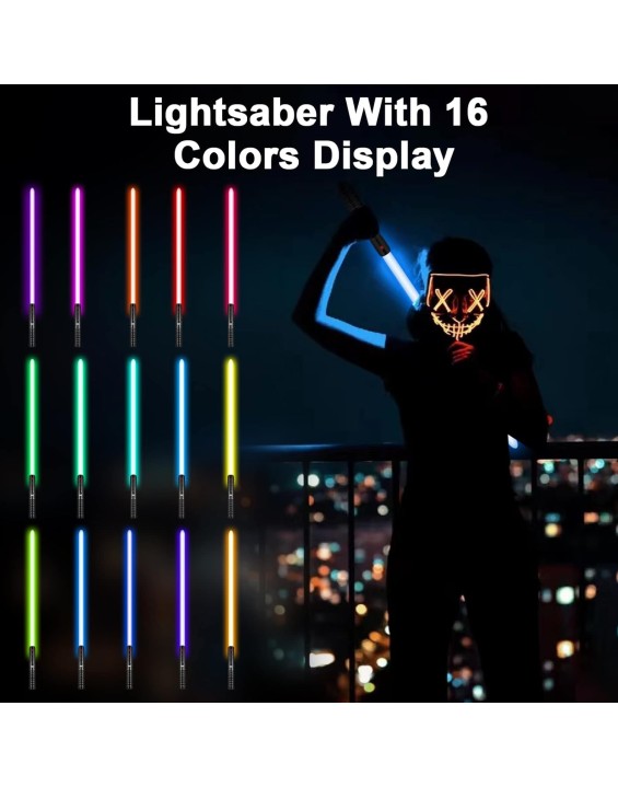 FX Dueling Lightsaber RGB 16 Colors Changeable Premium Aluminium Alloy Hilt Light Saber