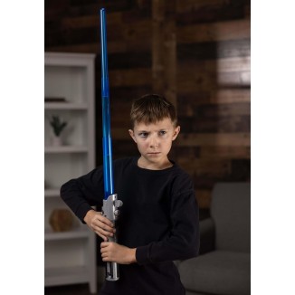 Lightsaber Forge Luke Skywalker Electronic Extendable Blue Lightsaber Toy