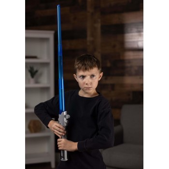 Lightsaber Forge Luke Skywalker Electronic Extendable Blue Lightsaber Toy