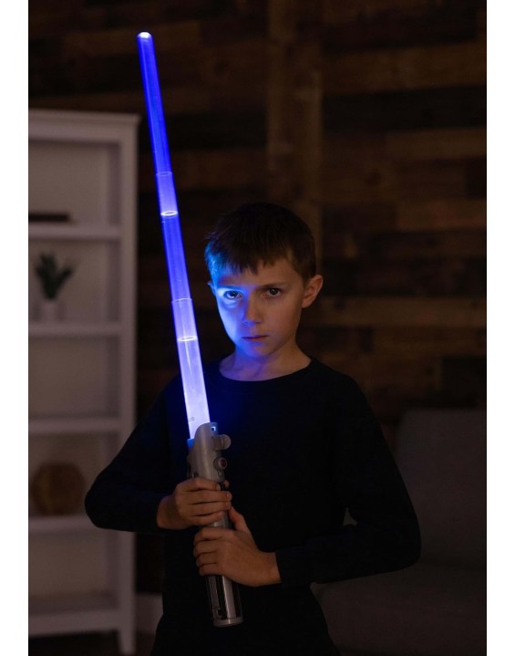 Lightsaber Forge Luke Skywalker Electronic Extendable Blue Lightsaber Toy