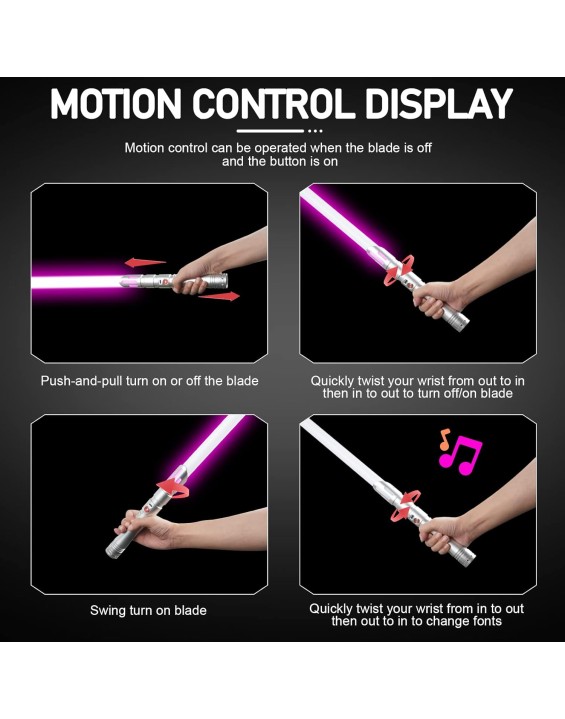 Dueling Lightsaber Smooth Swing Heavy Duty Light Sabers