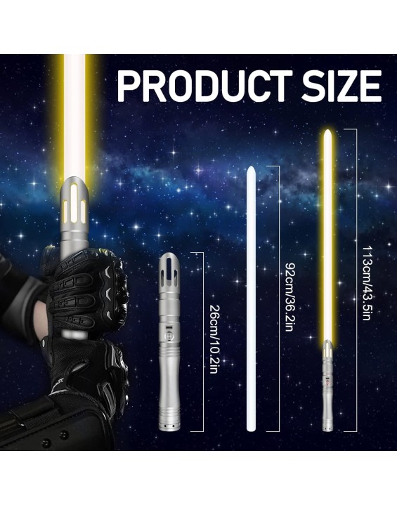 Dueling Lightsaber Smooth Swing Heavy Duty Light Sabers