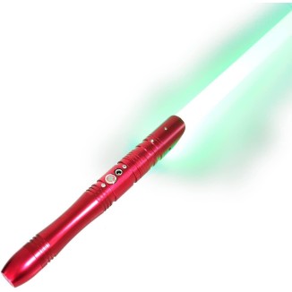 Custom Red Lightsaber for Adults | Aluminum Metal Red Hilt Saber Sword for Dueling