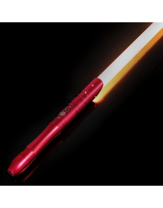 Custom Red Lightsaber for Adults | Aluminum Metal Red Hilt Saber Sword for Dueling