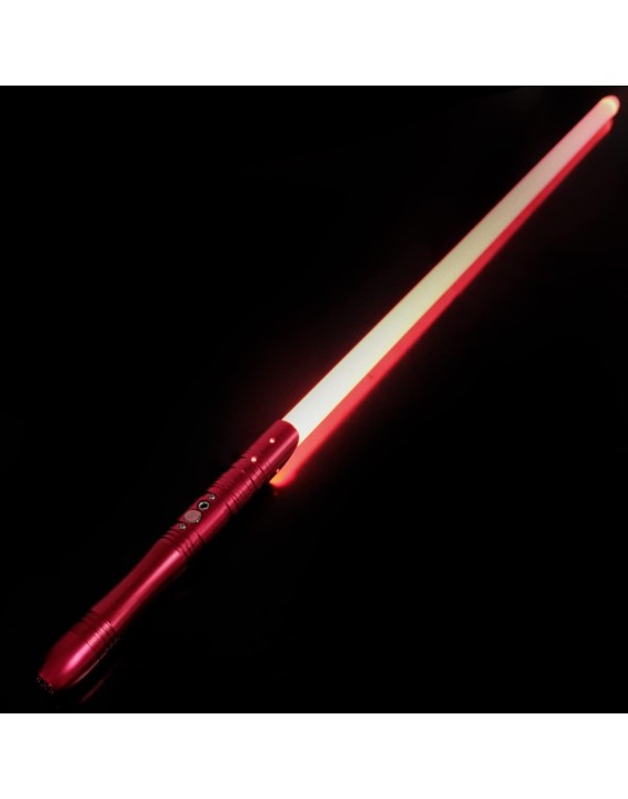 Custom Red Lightsaber for Adults | Aluminum Metal Red Hilt Saber Sword for Dueling