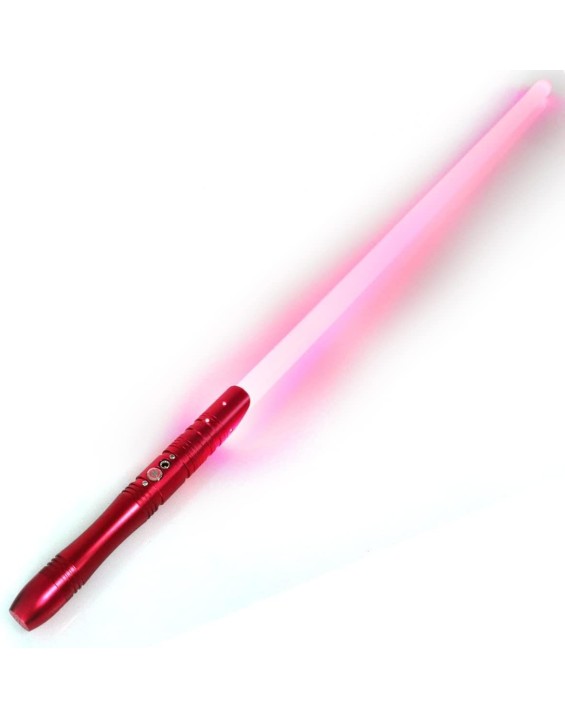 Custom Red Lightsaber for Adults | Aluminum Metal Red Hilt Saber Sword for Dueling