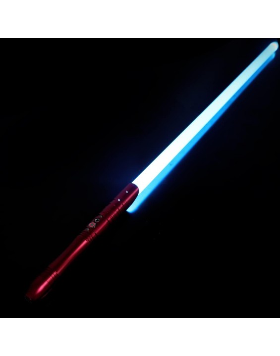 Custom Red Lightsaber for Adults | Aluminum Metal Red Hilt Saber Sword for Dueling