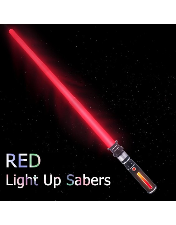 LED FX Light Swords, Expandable Lightup Sabers with Sound and Glowing Handle