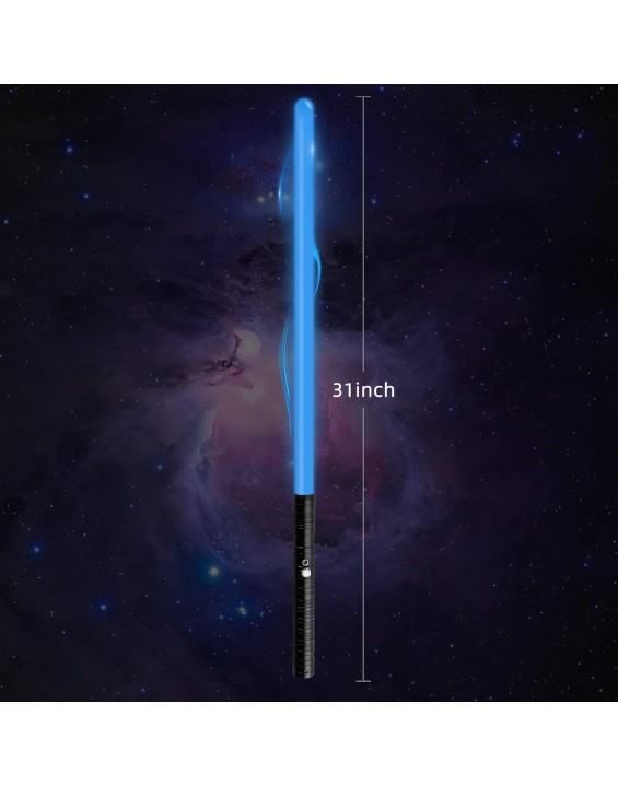 Lightsaber RGB15 Colors Metal Hilt 3 Sound Modes Rechargeable Force FX Heavy Dueling Light Saber