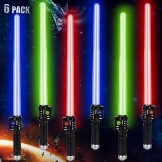 6 Pack Lightup Sabers