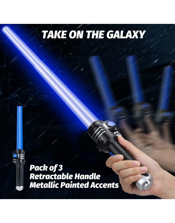 6 Pack Lightup Sabers