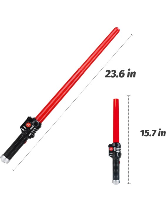 6 Pack Lightup Sabers