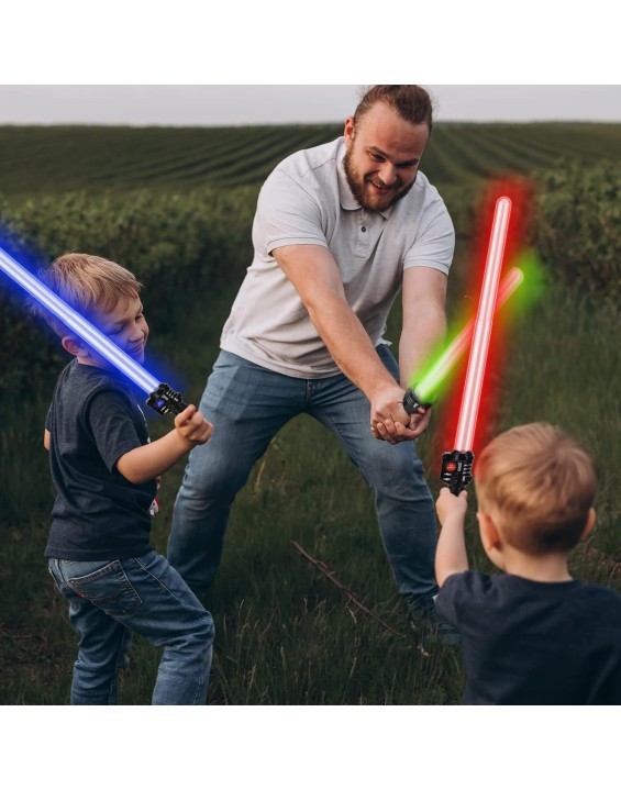 6 Pack Lightup Sabers