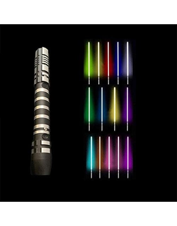 Lightsaber, 16-Color RGB Lightsabers USB Charging Force Lighting Saber