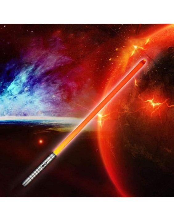 Lightsaber Metal Aluminum Handle, Force FX Saber with 2 Modes of Sound and Light (Motion Sensitive)