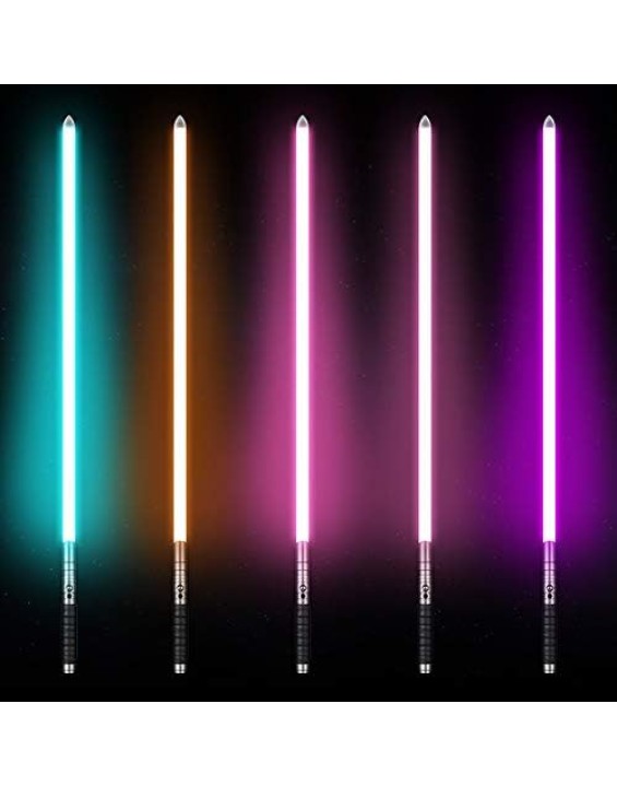 11 Color RGB Metal Rechargeable LED Lightsaber, Toy Sword