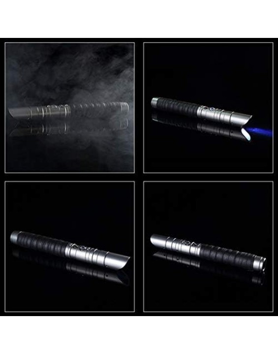 11 Color RGB Metal Rechargeable LED Lightsaber, Toy Sword