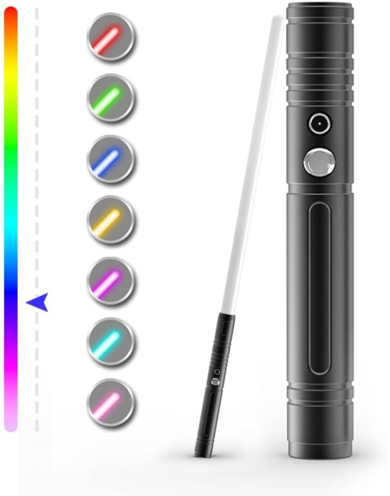 Dueling Light Sabers,RGB 7 Colors Changeable