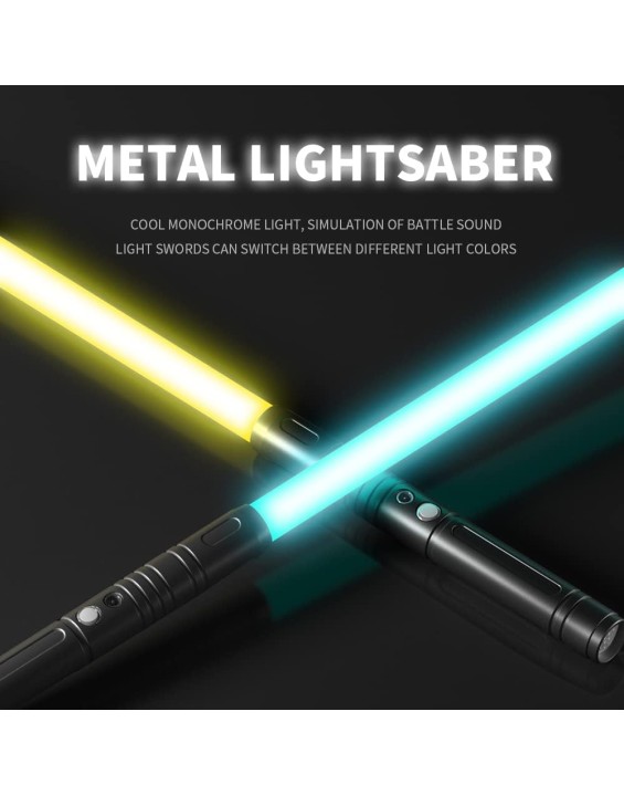 Dueling Light Sabers,RGB 7 Colors Changeable