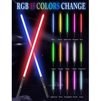  Lightsaber-Toy Fx-Saber Dueling-Force RGB-Sword - Type-C Rechargeable Metal Hilt Force Fx Dueling 15 Colors Real Lightsaber