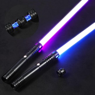 2Pack FX Dueling Lightsaber Battle Sounds Metal Hilt Update 20 Colors Changeable