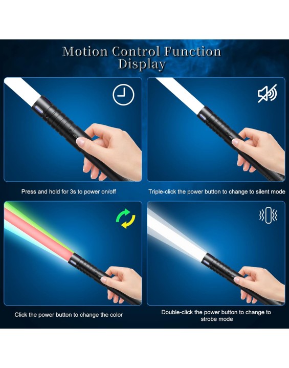 Rechargeable 2-In-1 Fx Double Bladed Legacy Lightsaber