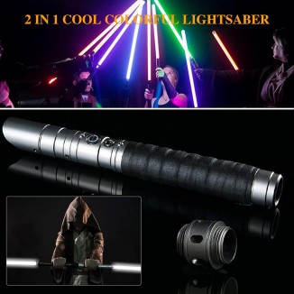 Light Saber Rechargeable 11 RGB Color Changeable Premium Aluminium Alloy Hilt Dueling LED Light Saber