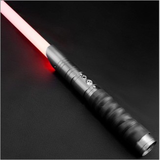 Dueling Lightsaber RGB 19 Colors Aluminium Alloy Hilt Light Saber with 7 Special Sound Force Rechargeable Lightsaber