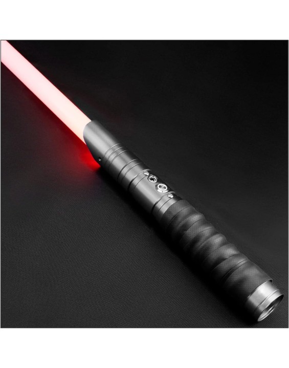 Dueling Lightsaber RGB 19 Colors Aluminium Alloy Hilt Light Saber with 7 Special Sound Force Rechargeable Lightsaber