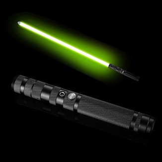 2pcs Dueling Light Sword Light Up Sword Toy RGB 7 Colors Rechargeable Light Saber