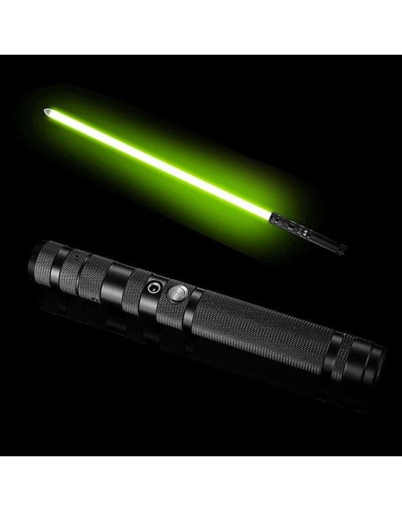 2pcs Dueling Light Sword Light Up Sword Toy RGB 7 Colors Rechargeable Light Saber