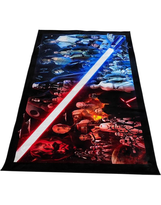 Rug Characters Rug,Lightsaber Rug,Living Room Rug,Rugs for Bedroom,Area Rug