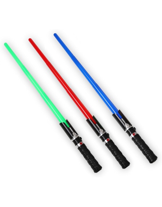 Lightsaber Toy (3 Pack) with Electronic Lights and Sound Effect