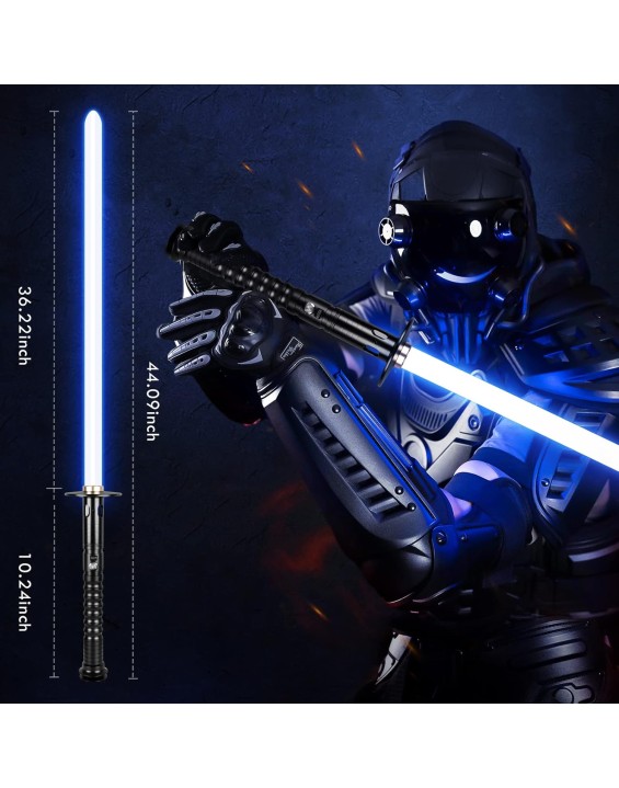 Smooth Swing Dueling Lightsaber, 12 Sound Fonts Change and 16 RGB Infinite Color Changing