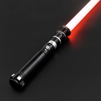 LWE11B 12 ColorsFX Sound for Kids, Teen Expandable Light Up Saber (Black)