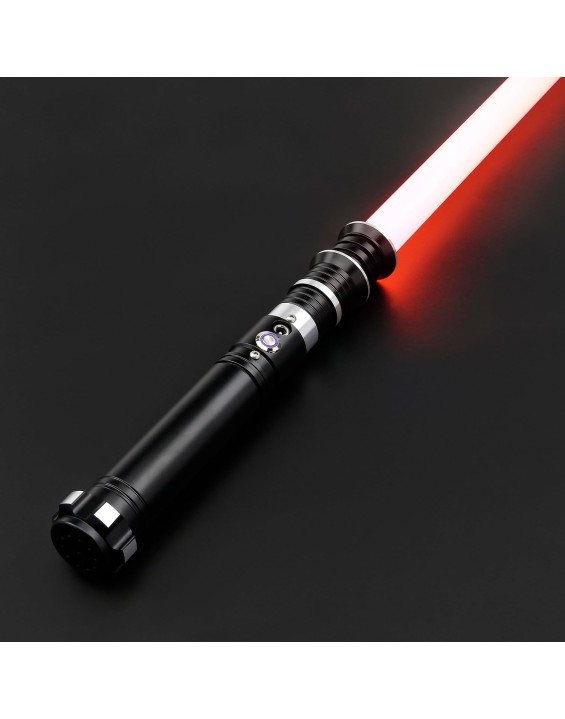 LWE11B 12 ColorsFX Sound for Kids, Teen Expandable Light Up Saber (Black)