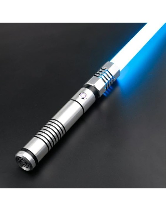 Light Saber with Motion Control, Heavy Dueling Light Sabers Sword Smooth Swing 12 RGB Colors,10 Fonts Blaster Sound