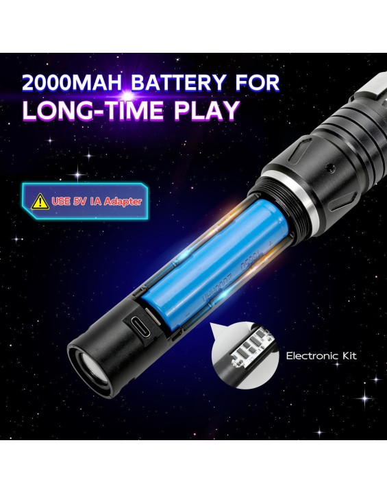 Heavy-Duty Lightsaber Smooth Swing Dueling Light Sabers