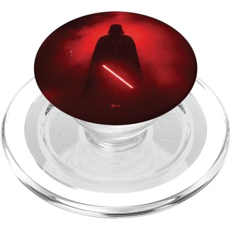 Darth Vader Red Lightsaber Shadow PopSockets MagSafe PopGrip for iPhone