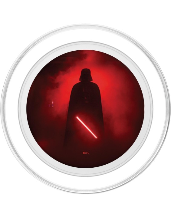 Darth Vader Red Lightsaber Shadow PopSockets MagSafe PopGrip for iPhone