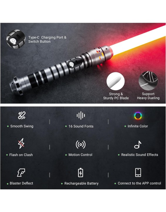 Upgrade RGB3.0 Smooth Swing Light Saber