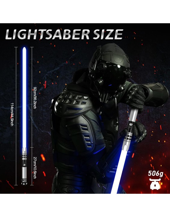 Smooth Swing Dueling Lightsaber, Infinite RGB 16 Colors Changeable Motion Control Light Sabers