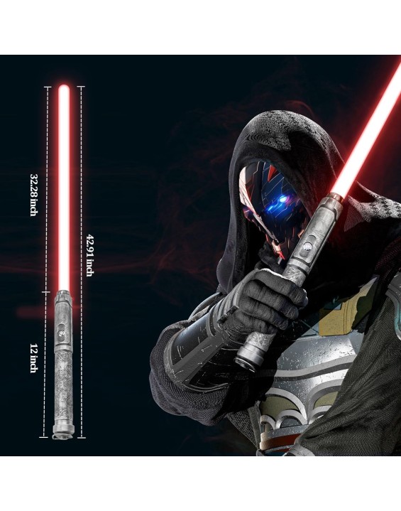 Heavy Dueling Pro Light Saber Smooth Swing Motion Control Metal Hilt 16 Sound Fonts Blaster Sword